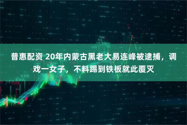 普惠配资 20年内蒙古黑老大易连峰被逮捕，调戏一女子，不料踢到铁板就此覆灭